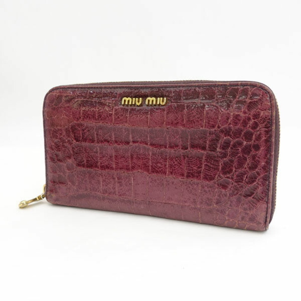 Miu Miu Wine Red Wallet - image 1